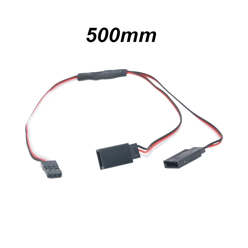10 шт./лот 500 мм 50 см RC Servo Y удлинитель кабеля провода свинца разъем для JR Futaba 20%