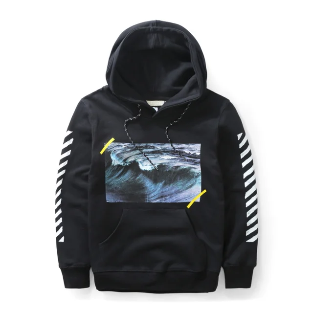 off white ocean hoodie