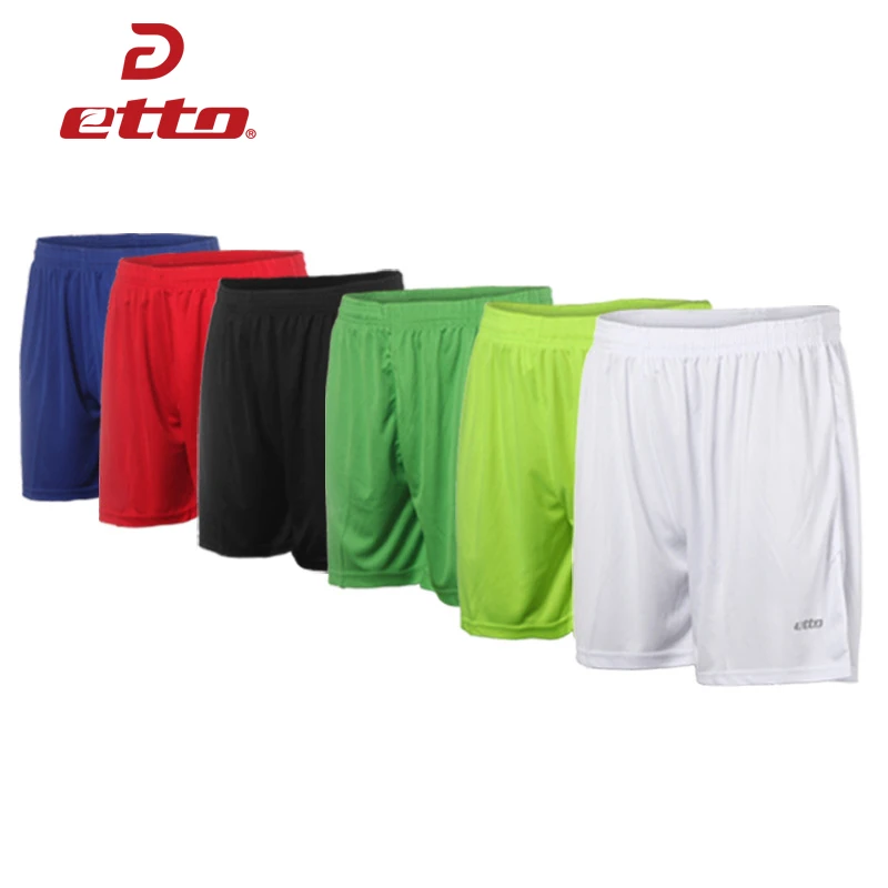 Etto Качественные Футбольные Шорты для взрослых, мужские и женские, дышащие, впитывающие пот, быстросохнущие футбольные шорты, командные тренировочные брюки HUC001