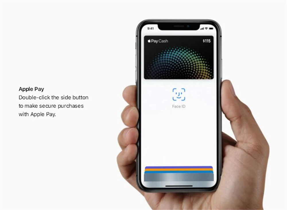 Apple iphone X Face ID 5," сенсорный экран 3 ГБ ОЗУ Hexa Core iOS A11 двойная камера 12 МП 4G LTE разблокированный iphone x Черный Белый