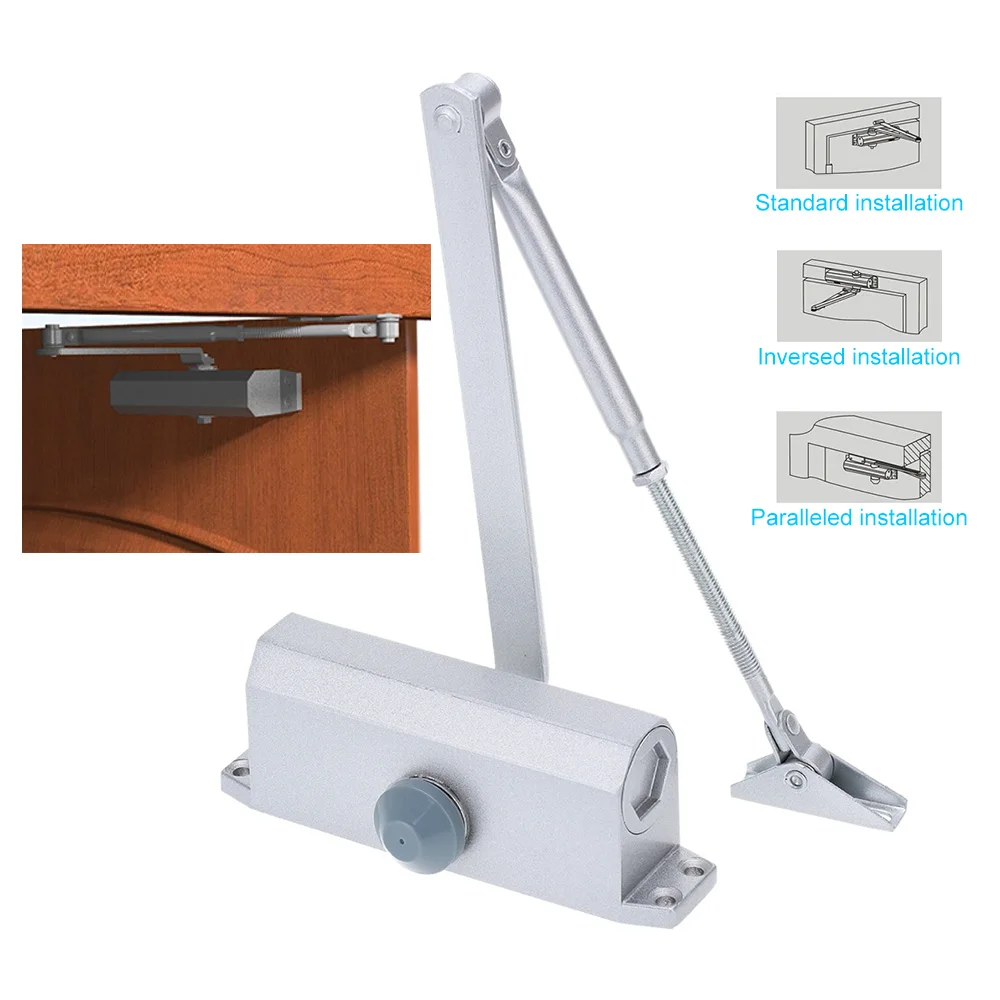 High Quality 45 65KG Door Closer Automatic Hydraulic Arm Mini Door