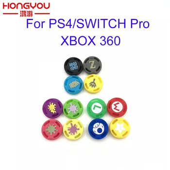 

10sets Silicone Analog Thumb Stick Grips Cover for Playstation 4 PS4 For Switch pro Controller Thumbstick Caps for Xbox 360 One