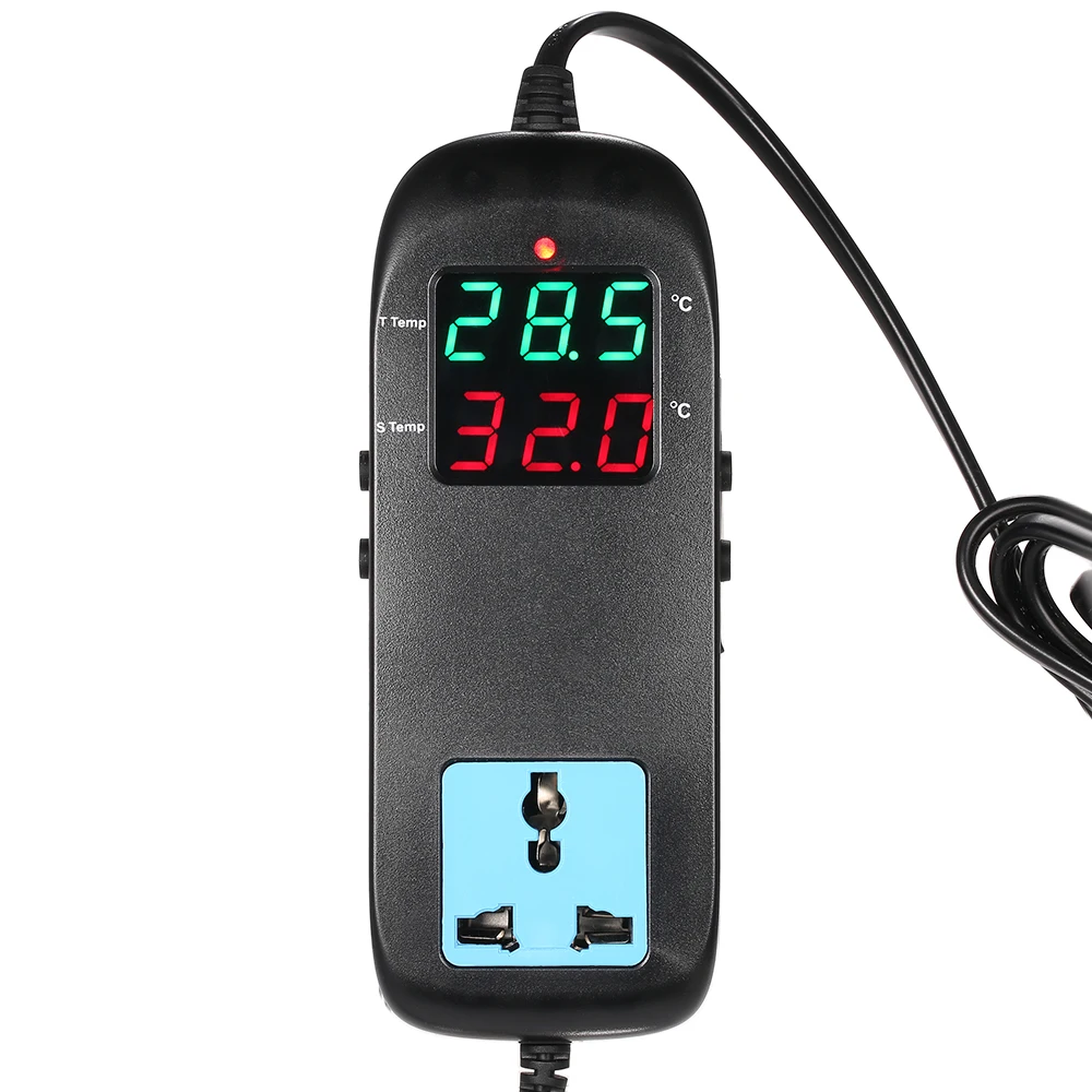 

AC 90V~250V Digital Display Breeding Temperature Controller LED thermometer Electronic Thermostat Thermocouple Thermoregulator