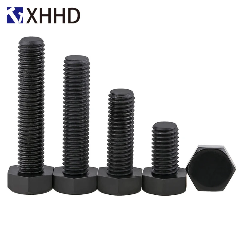 

M6 M8 Black Nylon External Hex Screw Metric Full Thread Outside Plastic Insulation Hexagonal Machine Bolts PA66