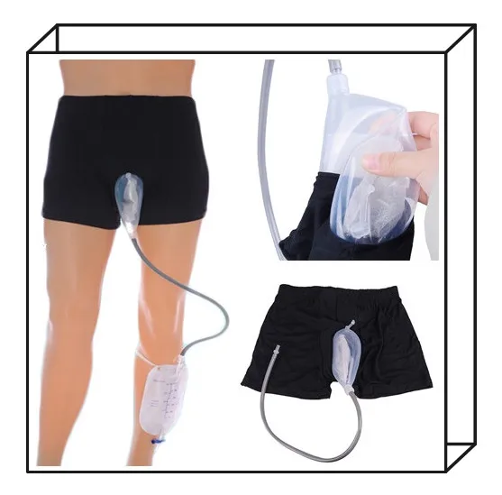 Us 13 07 20 Off Reusable 500ml Holder Collector With Catheter For Old Men Urine Leg Bags Male Urinal Bag Silicone Funnel 3sizes Hot In