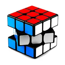 Классический Красочный 3x3x3 трехслойный магический куб профессиональный соревновательный скоростной куб без наклеек головоломка волшебный куб крутая игрушка для мальчика