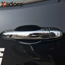 Для Jeep Compass 2017 2018 2019 ABS Chrome дверные ручки Накладка для коробки передач внешние аксессуары для автомобиля укладки