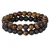 2pcs/set Couples Natural Stone Beaded Bracelet for Men Women 10