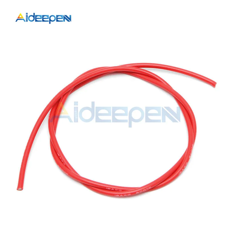 1 пара гибкие силиконовые провода 12 AWG 6 5 футов 2 м 50 а|Электрические провода| |