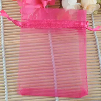 

Wedding Decoration 100 pcs 7x9 cm Organza Bag Favor Packaging Goodie Gifts Pouch Drawing Party Candy Jewelry Favors Bag Wrapping