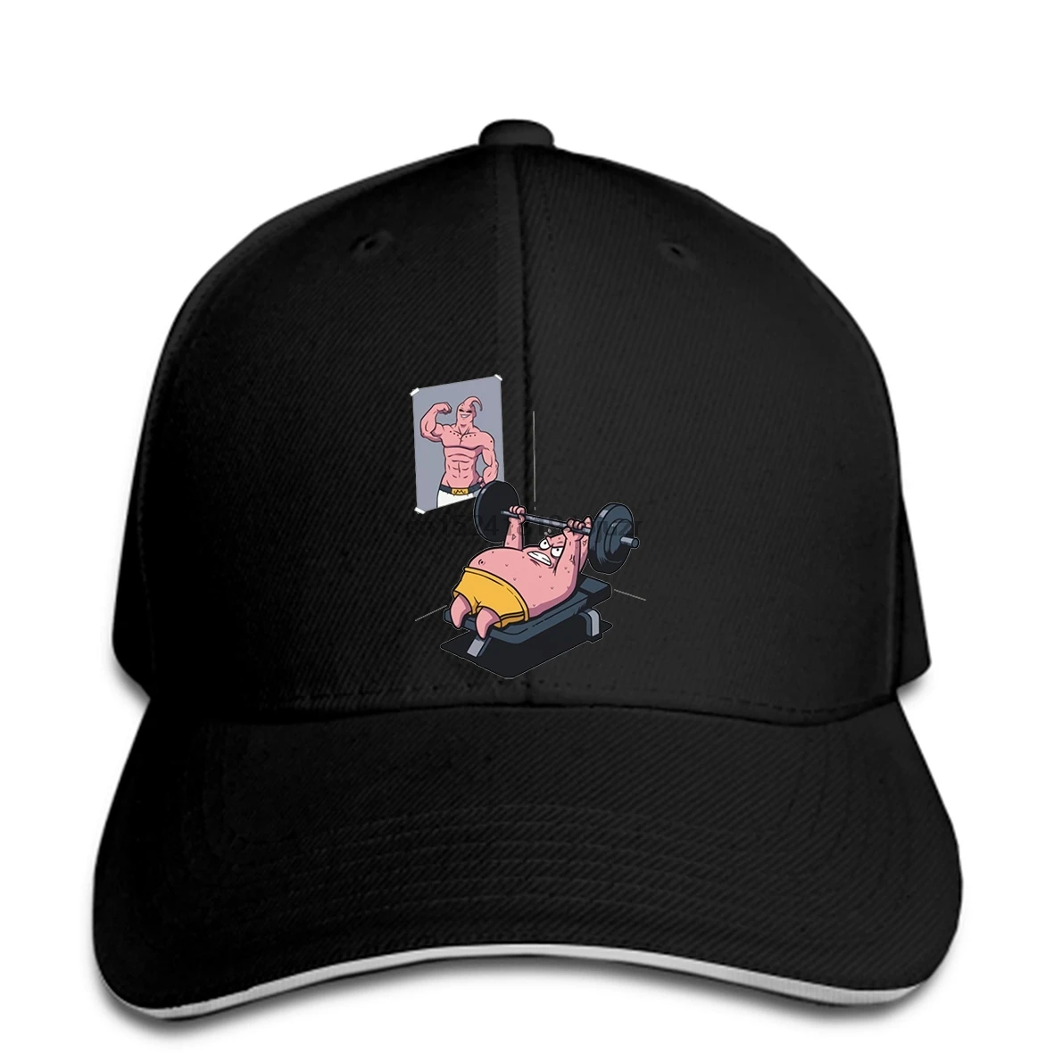 

hip hop Baseball caps Fashion Cool hat Patrick Star Working Out Majin Buu DBZ cap Customized Printed snapback