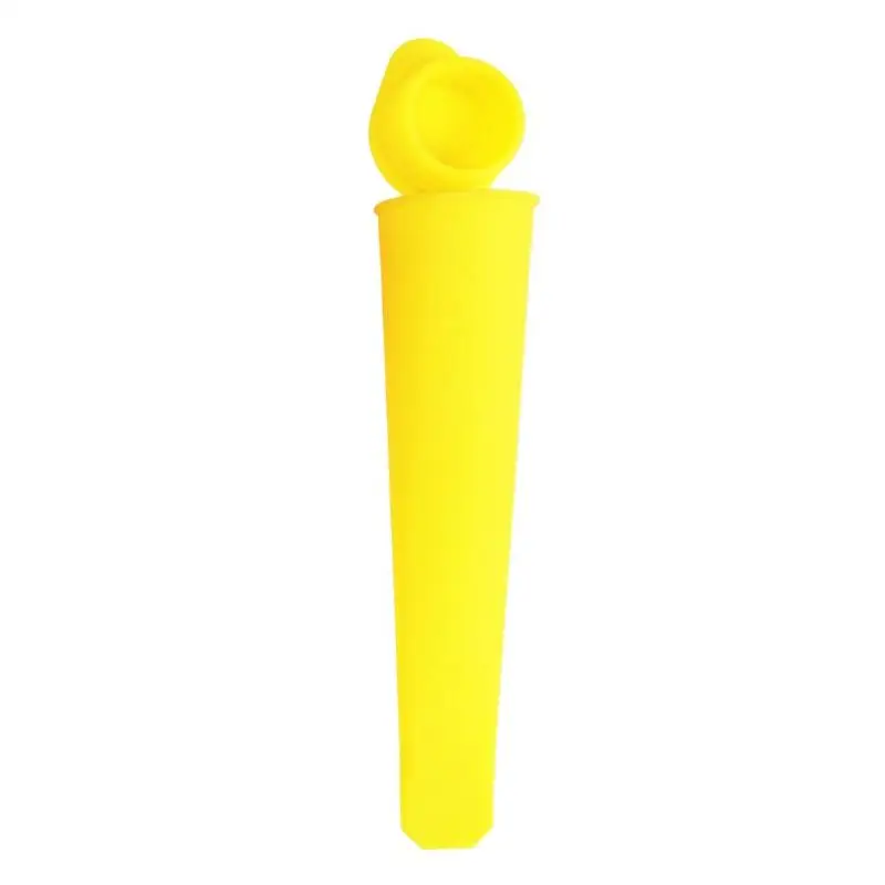 Летняя силиконовая форма для мороженого, пуш-ап форма мороженое на палочке, кухня, сделай сам, замороженное мороженое, поп-форма для детей, инструменты для мороженого - Цвет: Цвет: желтый