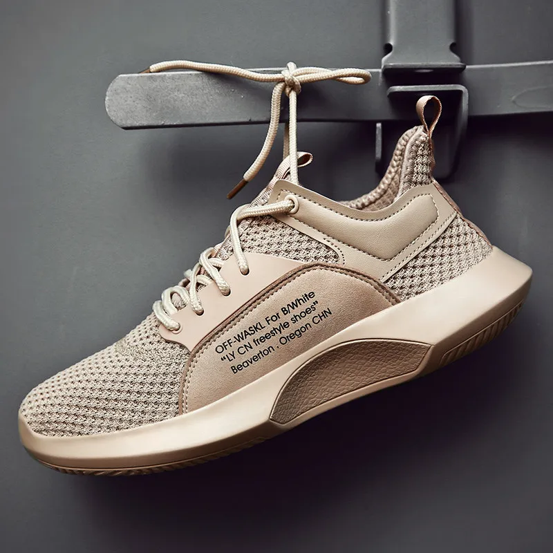 

VSIOVRY 2019 Spring New Chunky Shoes Men Elastic Knit Breathable Sneakers Fashion Casual Shoes Light Walking Sneakers for Men