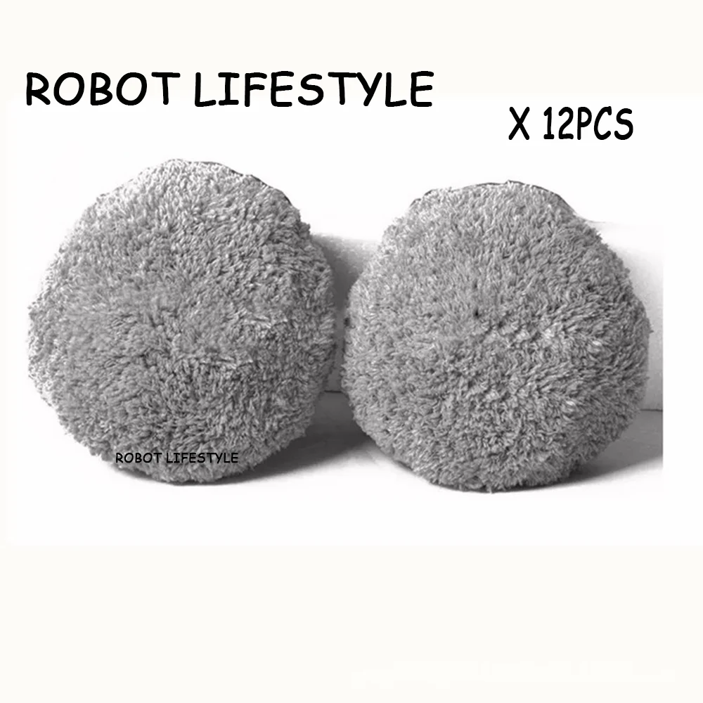 Najtaniej 12 sztuk zestaw szary czyste tkaniny mop dla robota płyn do szyb QHC002, S5, X5, S60