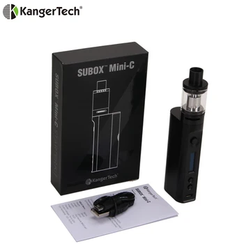 

Original Kanger Subox Mini-C Starter Kit 50W with Protank 5 Atomizer and KBOX Mini-C Box Mod Vaporizer Compatible with SSOCC Coi