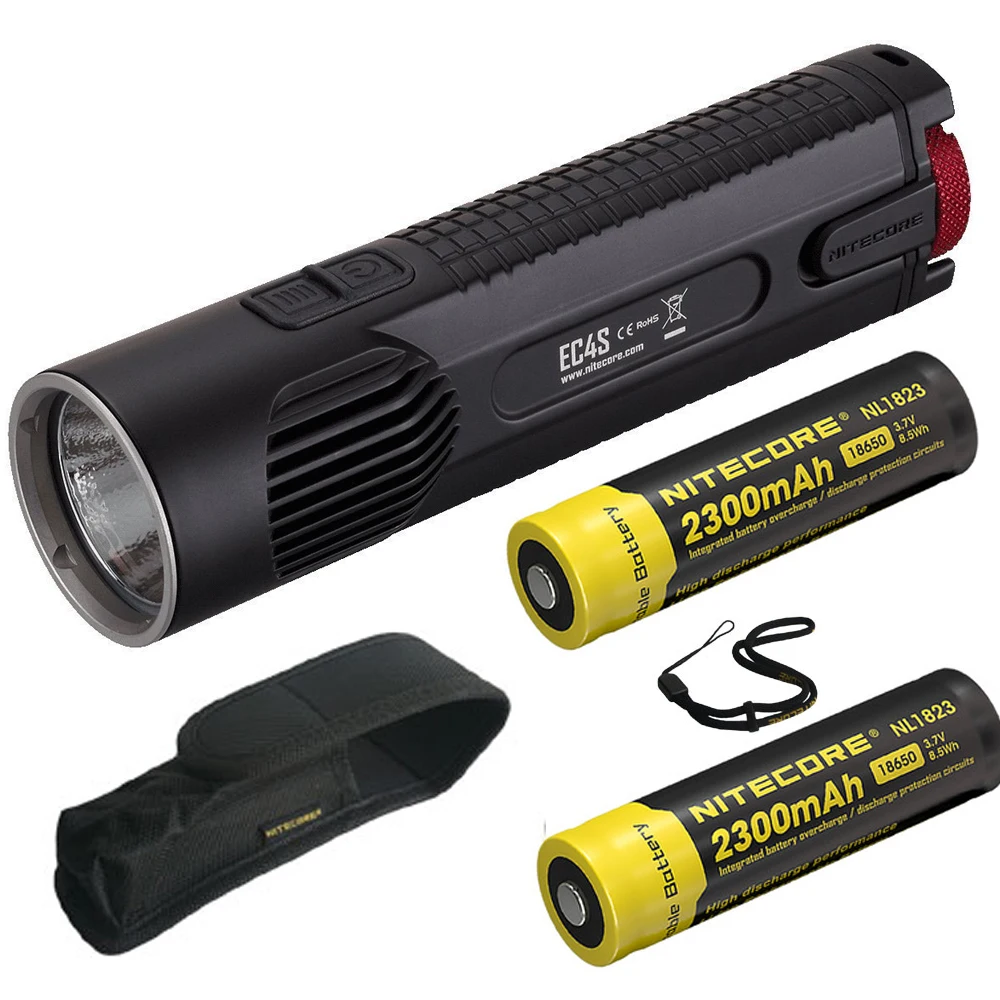 NITECORE EC4S удобный портативный супер яркий 2150LM 8 Mode XHP 50 излучатель фонарик Фонарь