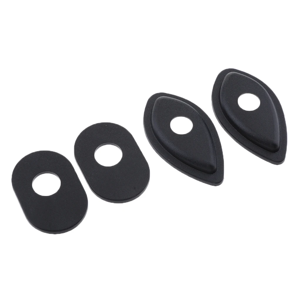 Motorcycle Front/Rear Indicator Turn Signal Light Adapter Spacers for Honda NC700S NC700X 12-13 Motorcycle Part Black