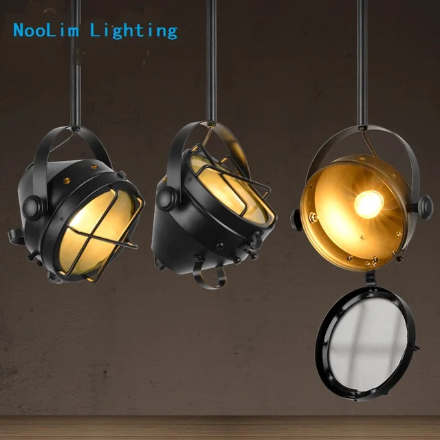 American Iron Long Arm Bedside Spotlight Vintage Decoration Pendant American Iron Long Arm Bedside Spotlight Vintage Decoration Pendant Light Stage Lights For Bar Coffee E27