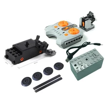Trem atualizar peças de controle remoto motor/motor/controle remoto blocos de construção peças conjuntos diy brinquedos para logoe 10254 função energia