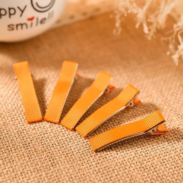 yellow 5 см ручной diy шпилька материал, зажим ленты, Аксессуары для волос, зажим боковой зажим шпилька квадратный зажим, зажим утконоса - Цвет: yellow