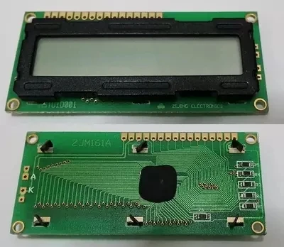 

1pcs 1601 16*1 16x1 lcd display gray display zjm161a new
