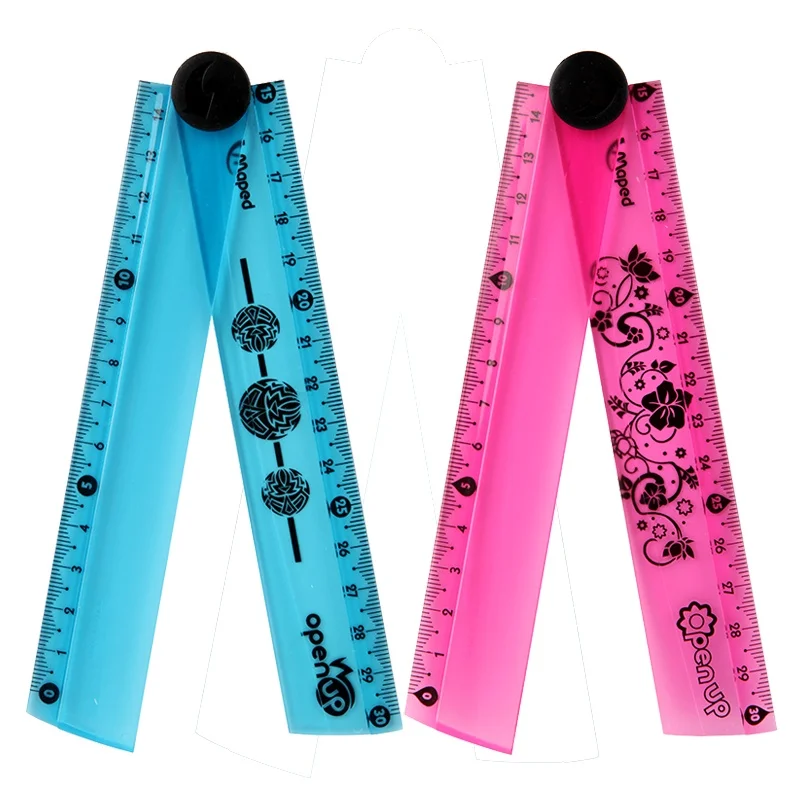 

premium open up 30cm folding ruler 2 colors option high quality drafting supplies Maped 281010 hot sale