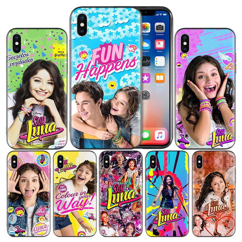 Soy Luna Girl Argentina Frosted Fundas Case For Apple iPhone 7 8 6 6S Plus  X XS MAX XR 5 5S 5C SE 10 Ten Protect Cover Coque - buy at the