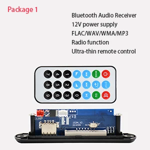 Оливковый беспроводной Bluetooth стерео аудио приемник APE FLAC MP3 WAV WMA декодер плата аудио модуль USB TF радио для усилителя аудио - Цвет: Package 1