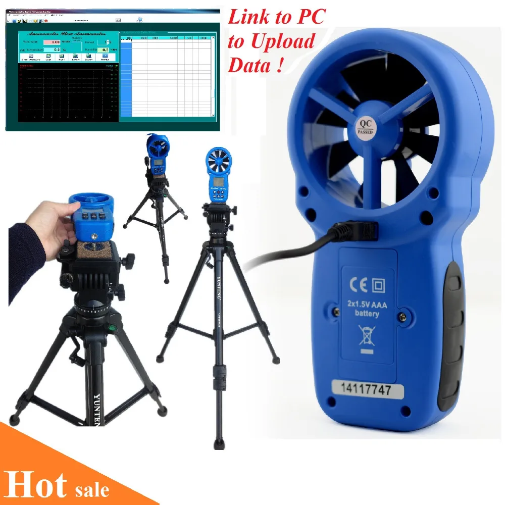 Buy HP 866A Professional Anemometer USB Wind Speed