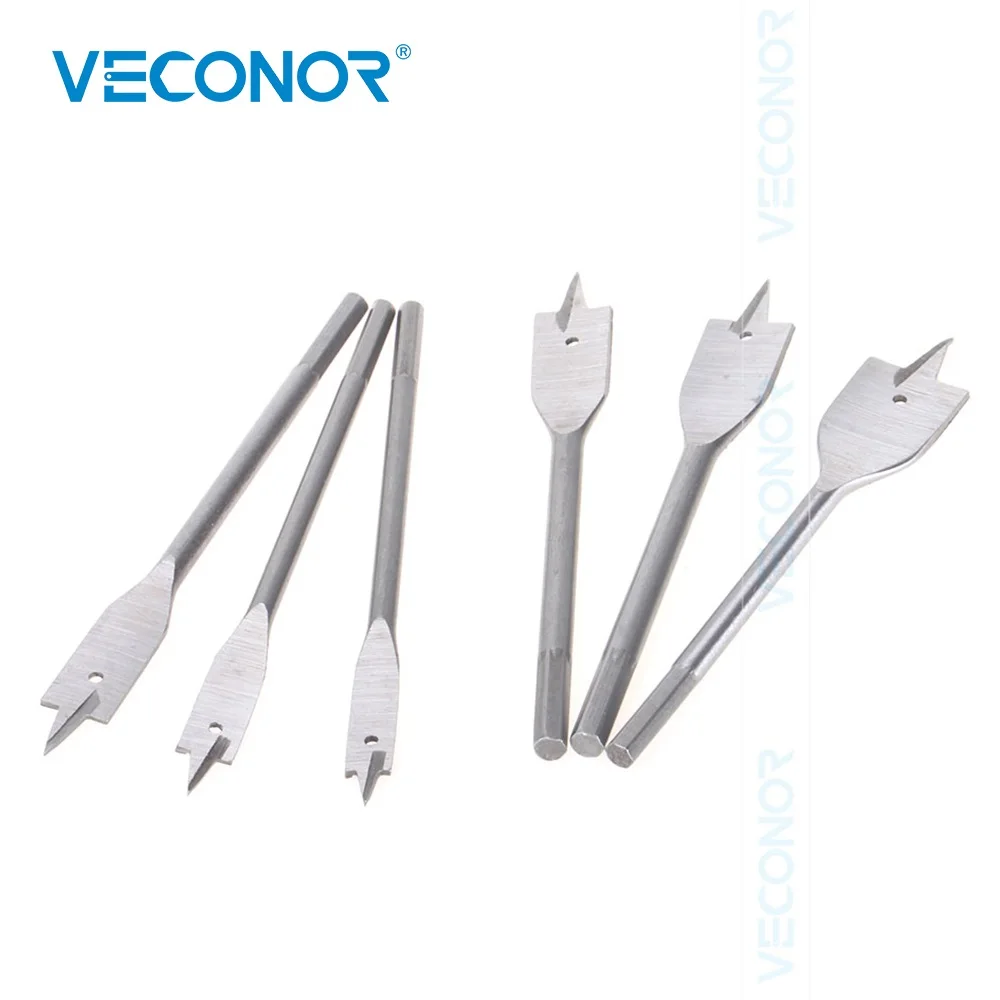 Spade Paddle Drill Bit Set Paddle Wood Boring Flat Wood Drilling HSS Hand Tool Spade Paddle Drill Bit Set Paddle Wood Boring Flat Wood Drilling HSS Hand Tool