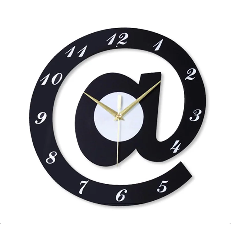 

Letter a Shape 3D Digital Wall Clock Large Decorative Wall Clock Modern Design Silent Kitchen Watch Horloge Mural For Home Decor