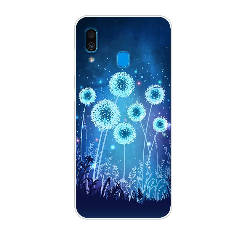 Мягкий Роскошный чехол для Samsung M20 силиконовый из ТПУ с мультяшным рисунком Galaxy M 20