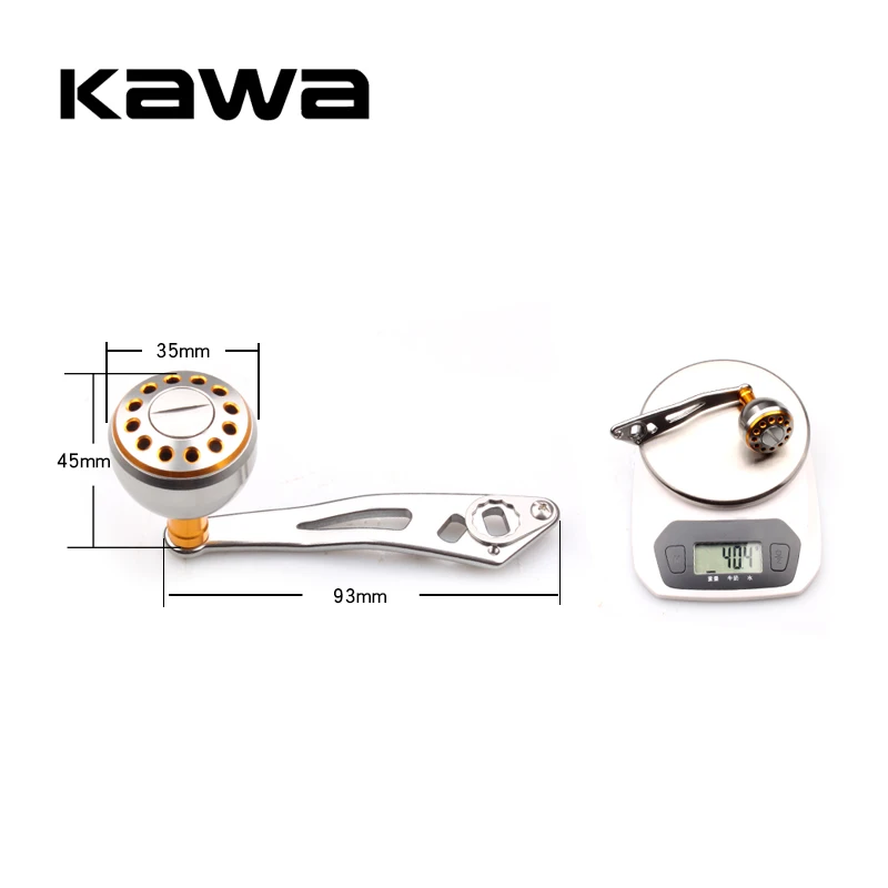 KAWA Fishing Reel Handle Aluminum Alloy Rocker Strong Durable Single Fishing Reel Handle for Baitcasting Reel Accessory KAWA Fishing Reel Handle Aluminum Alloy Rocker Strong Durable Single Fishing Reel Handle for Baitcasting Reel Accessory