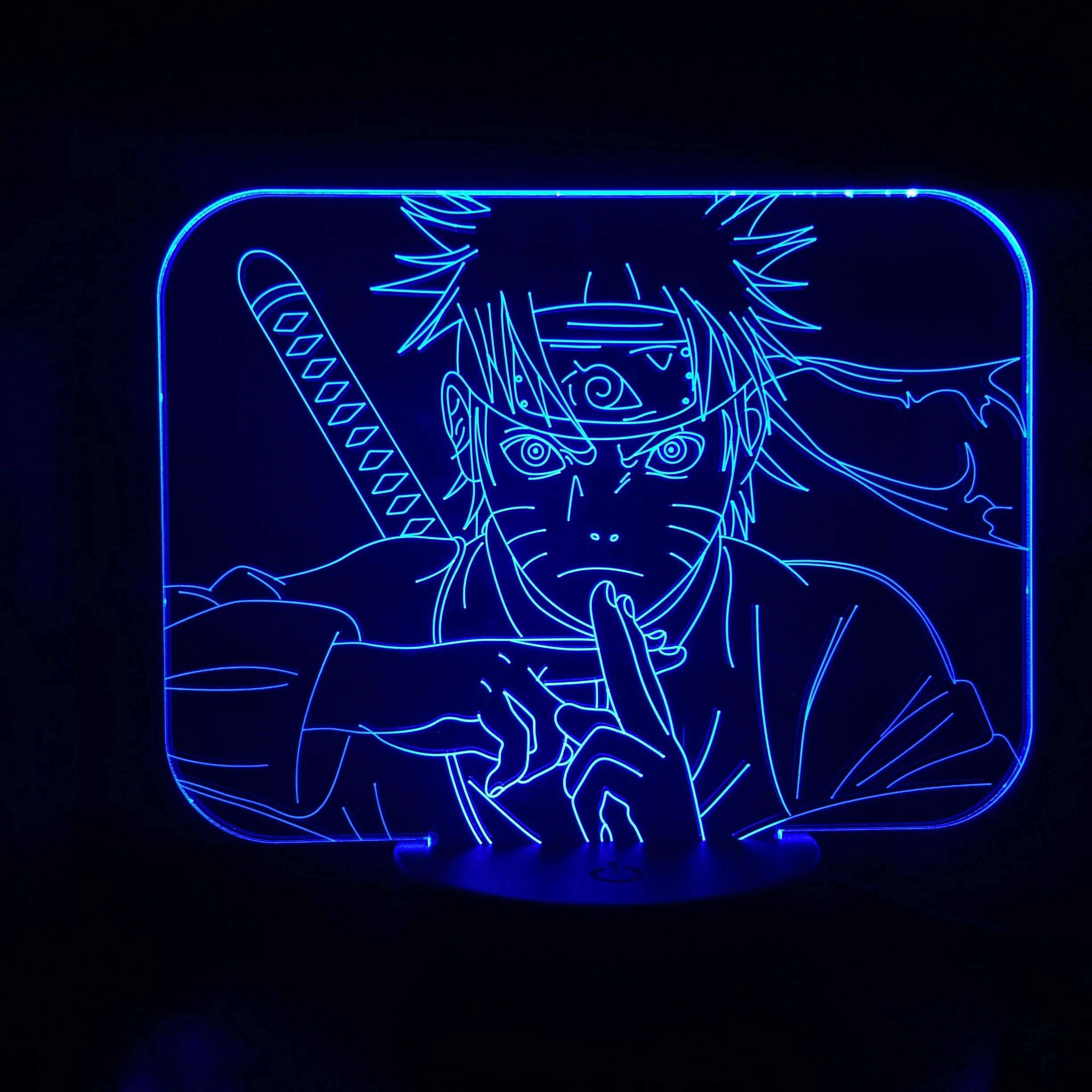  Naruto Uzumaki LED Night Light USB Touch Sensor RGB Home Decor Decorative Lamp Child Kids Naruto Uz - 32970505074
