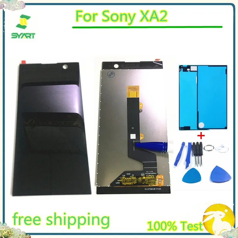 

100% Tested 5.2'' LCD Display With Touch Screen Digitizer Assembly For Sony Xperia XA2 H3113 H3123 H3133 H4113 With Free Tools