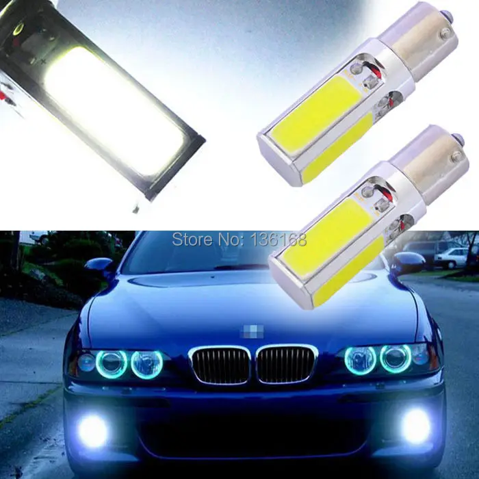 Бесплатная доставка 2x20W S25 BA15S P21W R5W R10W 7506 7506D 7511 5007 COB супер белый светодиодный