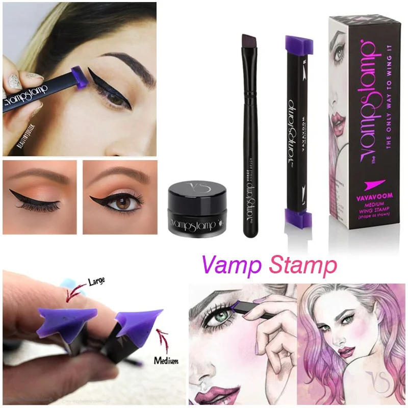 Set Of Eyeliner Seals Eyeliner Tool 3 Pcs / set New Style Wing Seal For Cat's Eye Wing Eyeliner