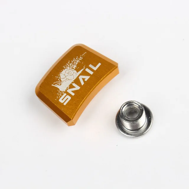 golden Улитка велосипед aluminum гайки Алюминий 7075 CNC Mtb велосипедный Кривошип цепные болты велосипедные аксессуары 4 шт./лот - Цвет: golden