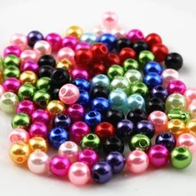 Горячая Распродажа 300 шт 5 мм Разноцветные модные яркие карамельные акриловые груши Распорки свободные DIY Браслеты и ожерелья Making-Z4-14