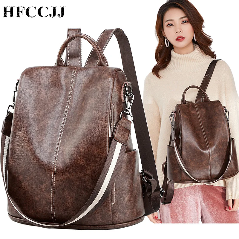 

MEW Fashion Backpack Women Leisure BackPack Korean Ladies Knapsack Travel Bags for School Teenage Girls Leather Backpack HC057