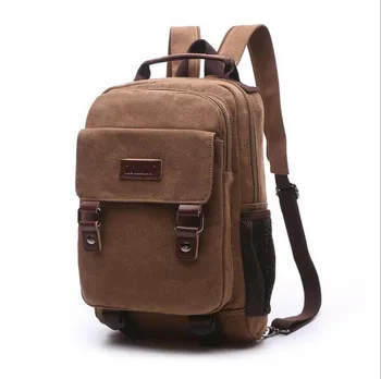 

082017 yesetn bag men large canvas double shoulder bag travel backpack