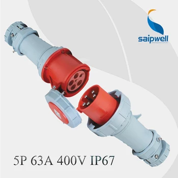 

Combination Sale 5P 63A 400V International Standard Industrial Plug & Connector IP67