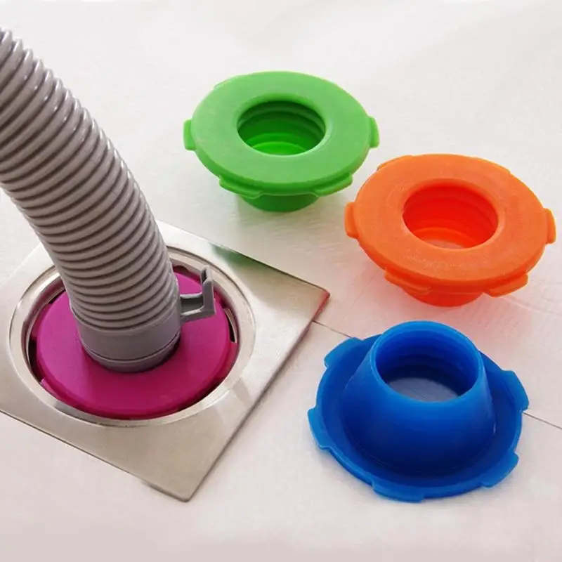 

Universal Anti-odor Silicone Sewer Pipe Seal Ring Pool Floor Drain Sealing Plug Trap Wash Machine Pipe Connector Cleaning Tools