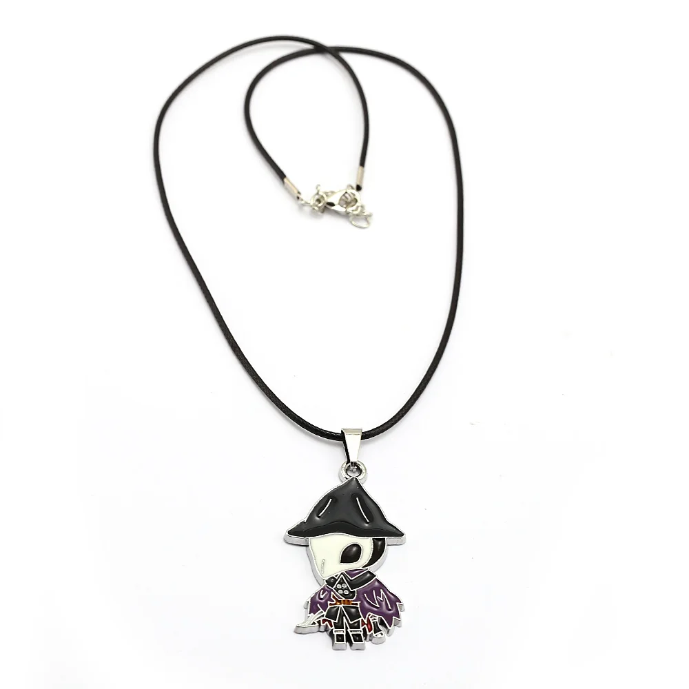 

Game Bloodborne Necklace For Men Metal Anime Icons Figure Women Pendant Necklaces Rope Chain Keychain Jewelry Gift erkek kolye