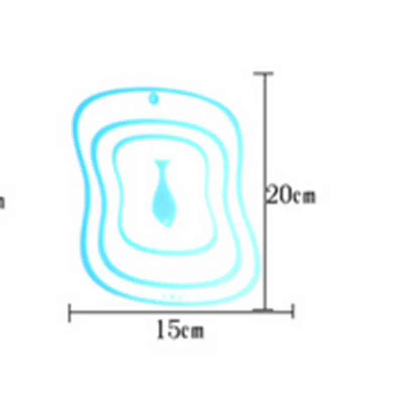 1 шт. гибкий кухонный пластиковый разделочный блок разделочная доска макет нескользящий матовый Антибактериальный разделочный Блок 15*20 см