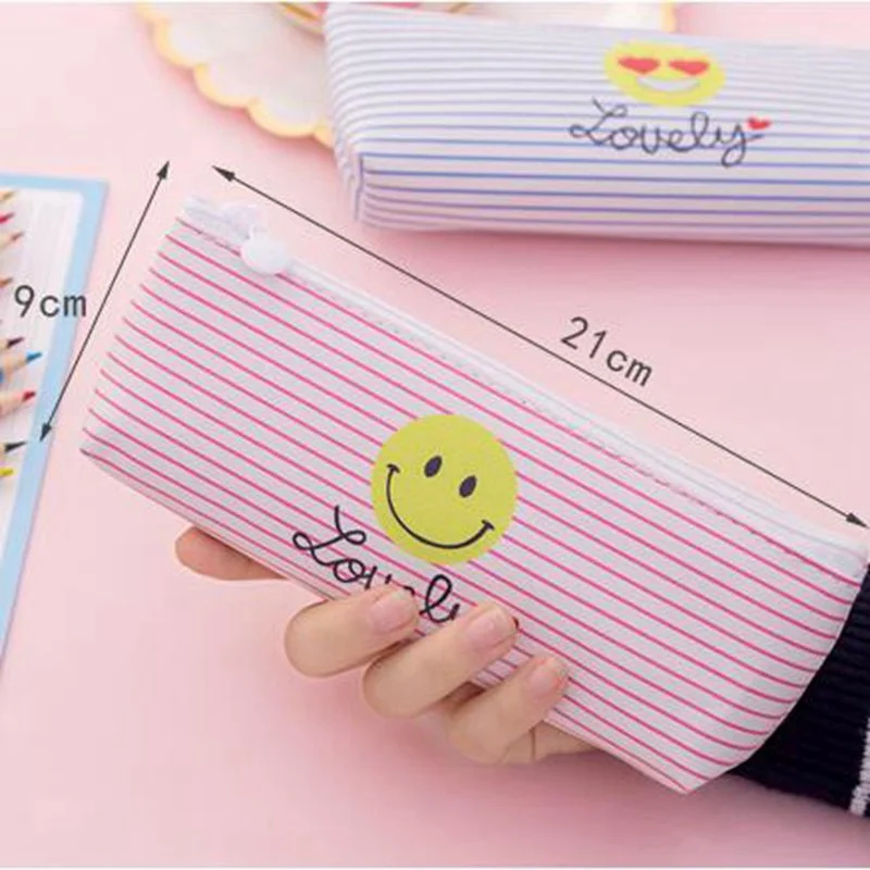 Cute Funny Expression Pattern Cosmetic Bag Stripe Zipper PU Makeup Beauty Travel Bag For Women And Men Toiletry Wash Kit Cute Funny Expression Pattern Cosmetic Bag Stripe Zipper PU Makeup Beauty Travel Bag For Women And Men Toiletry Wash Kit