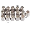 149PCS Stainless Steel Nozzles Pastry Icing Cake Piping Cake Decorating Tools Globular Nozzle 2 Pastry Bags 4 Couplers CS088 ► Photo 3/6