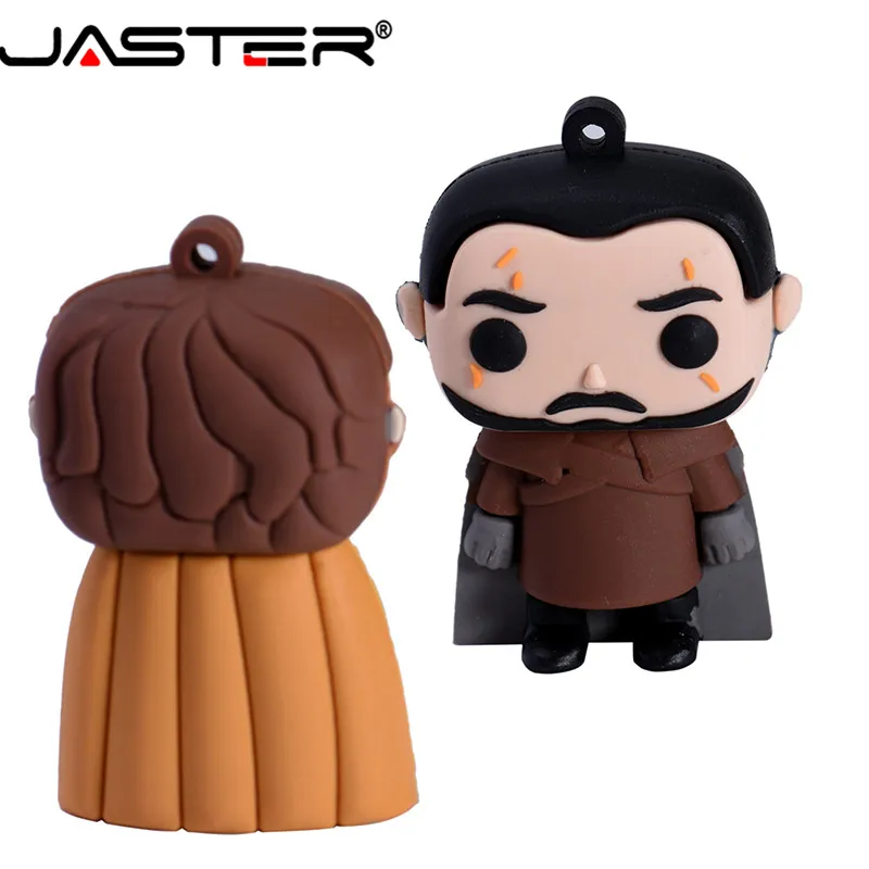 JASTER Cartoon USB 2.0 Right Game Series Flash Drive Yaoh Danielis Tilion Jon Snow pen drive 4GB 16GB 32GB 64GB pendrive U disk