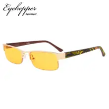 LX17005 eyepepper компьютерные очки для чтения с оптическим half-обод Frame-UV400, 96.9% синий светильник блокировки лучше спать считыватели