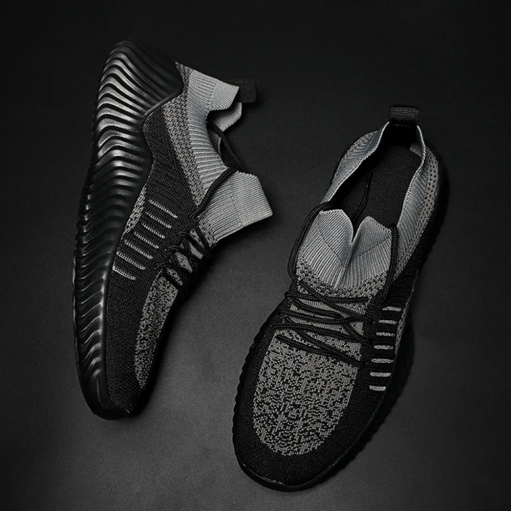 2019 Men's mesh breathable sports shoes wear running shoes fashion wild lightweight casual comfortable sneakers homens 40J5 (15)